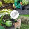 imageFEED GARDEN 12 Inch 50 Pack Galvanized Landscape Staples 11 Gauge AntiRust Garden Stakes Landscaping Fabric SOD Pins Yard Stakes for Weed Barrier Fabric10 Inch