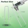 imageFEED GARDEN 12 Inch 50 Pack Galvanized Landscape Staples 11 Gauge AntiRust Garden Stakes Landscaping Fabric SOD Pins Yard Stakes for Weed Barrier Fabric4 Inch