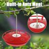imageFEED GARDEN 2 Pack 16 OZ Hummingbird Feeders for Outdoor 5 Feeder Ports Ant Bee Proof LeakProof Cleaning Brushes Nectar Easy Clean Fill Bird Feeder for Garden Red Dcor Gifts for Mom2 Pack