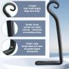imageFEED GARDEN 2 Pack 8 Inch Hanging Plant Bracket Wall Hooks Decorative Plant Hangers for Outdoor Hanging Bird Feeders Wind Chimes Plant Baskets BlackBlack