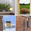 imageFEED GARDEN 2 Pack 8 Inch Hanging Plant Bracket Wall Hooks Decorative Plant Hangers for Outdoor Hanging Bird Feeders Wind Chimes Plant Baskets BlackWhite