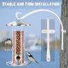 imageFEED GARDEN 2 Pack 8 Inch Hanging Plant Bracket Wall Hooks Decorative Plant Hangers for Outdoor Hanging Bird Feeders Wind Chimes Plant Baskets BlackWhite