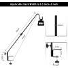 imageFEED GARDEN 31 Inch Heavy Duty Deck Hook NonSlip Clamp 360 Degree Swivel Black for Bird Feeders Planters Suet Baskets Lanterns Wind Chimes 2 Pack31 Inch