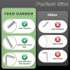 imageFEED GARDEN 7 Inch Tent Stakes 20 Pack Yard Inflatable Stakes for Outdoor Decorations Metal Pegs Heavy Duty Garden Hooks Camping Tent Spikes for Canopies Tarp and Outdoor Christmas Decorations50