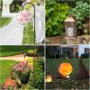 imageFEED GARDEN Adjustable 32 Inch Small Shepherds Hooks for Outdoor Garden Hooks for Lanterns Sheperds Hook for Hanging Plants Bird Feeders Solar Lights Mason Jars Weddings Decor2 Pack4