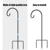 imageFEED GARDEN Adjustable 32 Inch Small Shepherds Hooks for Outdoor Garden Hooks for Lanterns Sheperds Hook for Hanging Plants Bird Feeders Solar Lights Mason Jars Weddings Decor2 Pack8