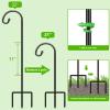 imageFEED GARDEN Adjustable 32 Inch Small Shepherds Hooks for Outdoor Garden Hooks for Lanterns Sheperds Hook for Hanging Plants Bird Feeders Solar Lights Mason Jars Weddings Decor2 Pack2
