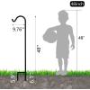 imageFEED GARDEN Adjustable 32 Inch Small Shepherds Hooks for Outdoor Garden Hooks for Lanterns Sheperds Hook for Hanging Plants Bird Feeders Solar Lights Mason Jars Weddings Decor2 Pack1