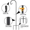 imageFEED GARDEN Adjustable 32 Inch Small Shepherds Hooks for Outdoor Garden Hooks for Lanterns Sheperds Hook for Hanging Plants Bird Feeders Solar Lights Mason Jars Weddings Decor2 Pack4