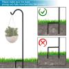 imageFEED GARDEN Adjustable 32 Inch Small Shepherds Hooks for Outdoor Garden Hooks for Lanterns Sheperds Hook for Hanging Plants Bird Feeders Solar Lights Mason Jars Weddings Decor2 Pack1
