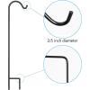 imageFEED GARDEN Adjustable 32 Inch Small Shepherds Hooks for Outdoor Garden Hooks for Lanterns Sheperds Hook for Hanging Plants Bird Feeders Solar Lights Mason Jars Weddings Decor2 Pack1