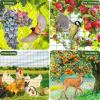 imageFEED GARDEN Deer Netting Deer Fence Netting 7 x 100 Feet for Garden Protection Reusable Protective for Plants Fruit Trees Vegetables Against Birds and Other Animals