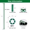 imageFEED GARDEN Garden Stakes 24 Inch 2ft 25 PackSturdy Plant Metal Sticks SupportPlastic Coated Plant StakesTomato StakesBeansTrees40