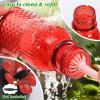 imageFEED GARDEN Glass Hummingbird Feeder for Outdoors Hanging 16 OZ Humming Birds Feeders with 4 Bee Guard Feeding Ports ampamp Builtin Ant Moat Bird Feeder for Outside Gifts for Women Mom RedRed