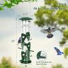 imageFEED GARDEN Metal Tube Bird Feeders for Outdoors Hanging 6Port Bird Feeder for Outside Finch Feeders for Outside Squirrel Proof Bird Feeders with Heavy Duty Metal Lid ChewProof2