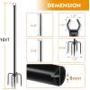 imageFEED GARDEN String Light Pole for Deck  2 Pack 98FT for Outside Hanging Steel String Poles for Outdoor Decoration Garden Backyard Patio Lighting Stand for Parties Christmas Wedding4 pack