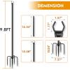 imageFEED GARDEN String Light Poles for Outside10FT Metal Poles for Outdoor String Lights Stand Poles for Deck Garden Patio Wedding Backyard Christmas Party 4 Pack2 pack