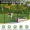 imageFEED GARDEN String Light Poles for Outside10FT Metal Poles for Outdoor String Lights Stand Poles for Deck Garden Patio Wedding Backyard Christmas Party 4 Pack2 pack
