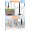 imageFEED GARDEN String Light Poles for Outside10FT Metal Poles for Outdoor String Lights Stand Poles for Deck Garden Patio Wedding Backyard Christmas Party 4 Pack4 pack