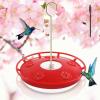 imageFEED GARDEN 2 Pack 16 OZ Hummingbird Feeders for Outdoor 5 Feeder Ports Ant Bee Proof LeakProof Cleaning Brushes Nectar Easy Clean Fill Bird Feeder for Garden Red Dcor Gifts for Mom1 Pack