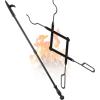 imageFEED GARDEN 32 Inch Fireplace Poker and 26 Inch Fireplace Tongs Set for Fire Pit Fireplace Tools Accessories Log Grabber Set for Camping Wood Stove Patio Campfire Picnic Indoor and Outdoor