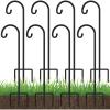 imageFEED GARDEN Adjustable 32 Inch Small Shepherds Hooks for Outdoor Garden Hooks for Lanterns Sheperds Hook for Hanging Plants Bird Feeders Solar Lights Mason Jars Weddings Decor2 Pack8
