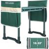 imageFEED GARDEN Garden Kneeler and Seat Garden Stool with 10quot Wide Soft Kneeling Pad Heavy Duty Gardening Bench Chair with 2 Tool Pouches Gardening Gifts for Women Seniors Women Mom Men Green