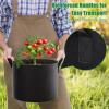 imageFEED GARDEN 10 Gallon Grow Bags  4 Pack Heavy Duty Nonwoven Fabric Pots for Vegetables Tomatoes Herbs  Breathable Reusable Plant Containers for Indoor ampamp Outdoor Gardening