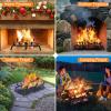 imageFEED GARDEN Fireplace Grate 30 inch Heavy Duty Fireplace Log Holder 12quot Solid Steel Bar Fire Pit Grate for Indoor Outdoor Wood Stove Fireplace Accessories Wrought Iron Firewood Burning Rack17 inch