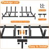 imageFEED GARDEN Fireplace Grate 30 inch Heavy Duty Fireplace Log Holder 12quot Solid Steel Bar Fire Pit Grate for Indoor Outdoor Wood Stove Fireplace Accessories Wrought Iron Firewood Burning Rack24 inch