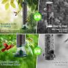 imageFEED GARDEN 2 Pack Bird Feeders for Outdoors Hanging Finch Feeder for Nyjer Thistle Seed Metal Mesh Tube Feeders Squirrel Proof 05 LB Green1