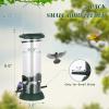 imageFEED GARDEN 2 Pack Bird Feeders for Outdoors Hanging Finch Feeder for Nyjer Thistle Seed Metal Mesh Tube Feeders Squirrel Proof 05 LB Green2