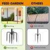 imageFEED GARDEN String Light Poles for Outside10FT Metal Poles for Outdoor String Lights Stand Poles for Deck Garden Patio Wedding Backyard Christmas Party 6 Pack
