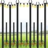 imageFEED GARDEN String Light Poles for Outside10FT Metal Poles for Outdoor String Lights Stand Poles for Deck Garden Patio Wedding Backyard Christmas Party 6 Pack