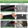 imageFEED GARDEN 4FT x 300FT Landscape Fabric Weed Barrier Fabric Heavy Duty 32oz Weed Control Mat Weed Blocker Ground Cover Geotextile Fabric for Gardening with 20 UShaped Stakes4FT x 300FT