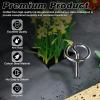 imageFEED GARDEN 120 Pack Landscape Staples 8 Gauge 6 Inch Galvanized Garden Stakes SOD Pins Yard Lawn Spikes for Plant Cover Tent Weed Barrier Fabric Turf Inflatable and Outdoor Decoration60