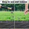 imageFEED GARDEN 120 Pack Landscape Staples 8 Gauge 6 Inch Galvanized Garden Stakes SOD Pins Yard Lawn Spikes for Plant Cover Tent Weed Barrier Fabric Turf Inflatable and Outdoor Decoration120