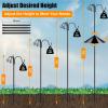 imageFEED GARDEN 5 Prongs 16 inch074 inch Shepherds Hooks Extension Pole 1 Pack