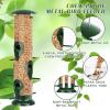 imageFEED GARDEN Glass Hummingbird Feeder and Metal Bird Feeder