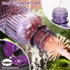 imageFEED GARDEN Hummingbird Feeder BluePurple Bundle