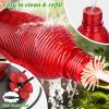 imageFEED GARDEN Plastic Hummingbird Feeder 16 Oz Red  Glass 20oz Red
