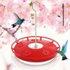 imageFEED GARDEN Plastic Hummingbird Feeder 16 Oz Red  Glass 20oz Red