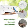 imageFEED GARDEN Window Bird Feeder with Strong Suction Cups Weather Proof Bird House for OutsideRemovable Seed Tray with Drain HolesClear Viewing