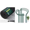 imageFEED GARDEN Deer Fence NettingampPlant Support Stakes Bundle