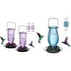 imageFEED GARDEN Hummingbird Feeder Blue 1 Pack Purple 2 Pack Bundle