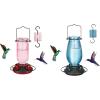 imageFEED GARDEN Hummingbird Feeder BluePink Bundle