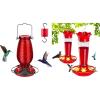 imageFEED GARDEN Plastic Hummingbird Feeder 10 Oz Red  Glass 20oz Red