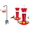 imageFEED GARDEN Shepherd Hook  Hummingbird Feeders Bundle
