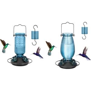 imageFEED GARDEN Hummingbird Feeder BlueBlue Bundle