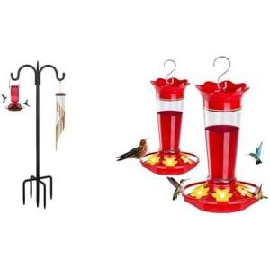 imageFEED GARDEN Shepherds HookHummingbird Feeders Bundle